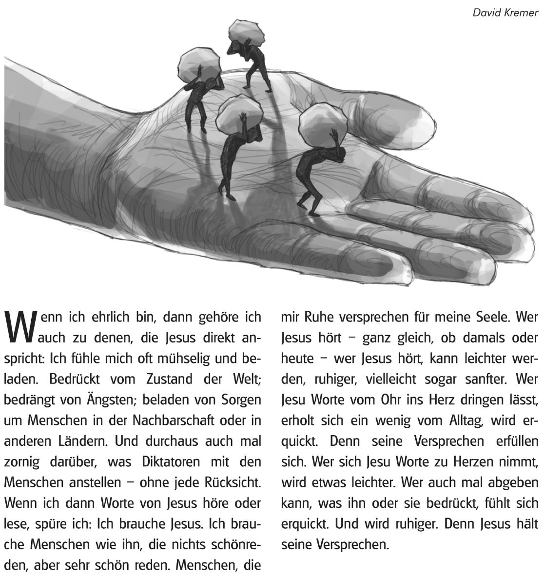 Illustration Kirchenzettel 04.07.26-12.07.26