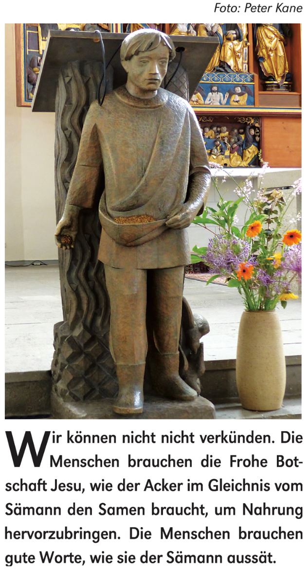 Illustration Kirchenzettel 11.07.26-19.07.26